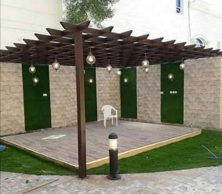 مظلات PVC جلسات مظلات أسطح حديثة الرياض