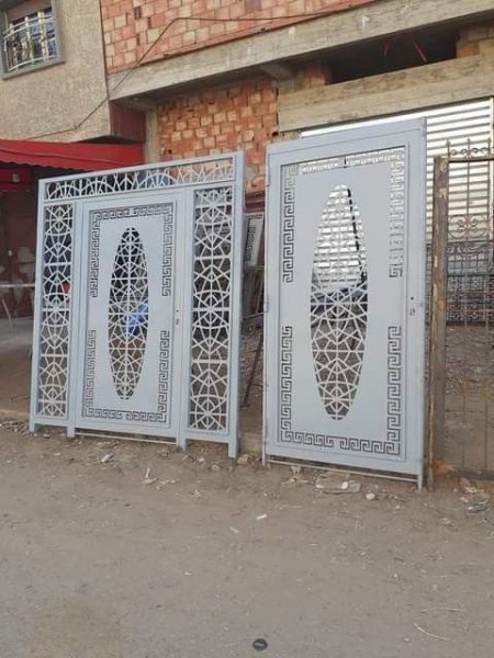 افضل تصميمات ابواب حديد فلل حي النرجس