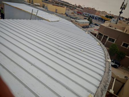 بناء غرف اسقف ساندوتش بنل حراسة حي العريجا