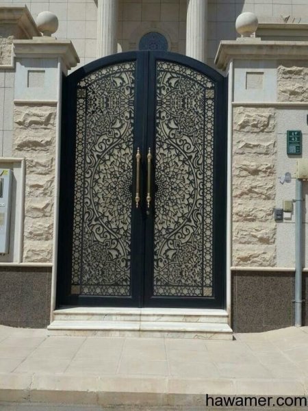 تفصيل أبواب حديد ليزر بالرياض - أحدث تصاميم المداخل والأسوار بضمان معتمد