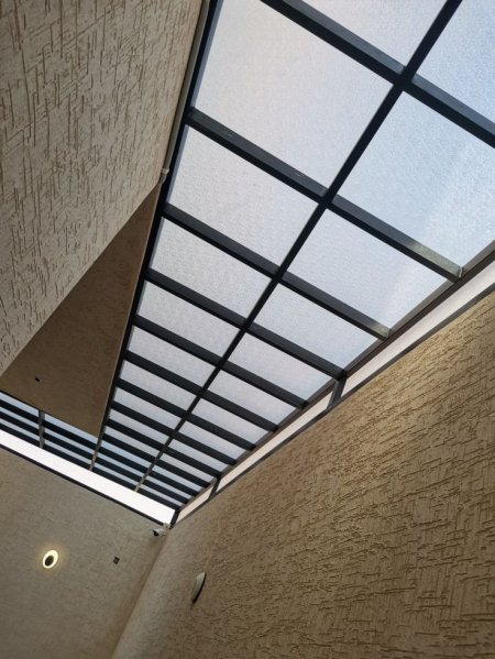 تركيب مظلات بلاستيك شفاف مداخل مطاعم شمال الرياض